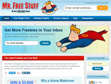 Tablet Screenshot of mrfreestuff.com